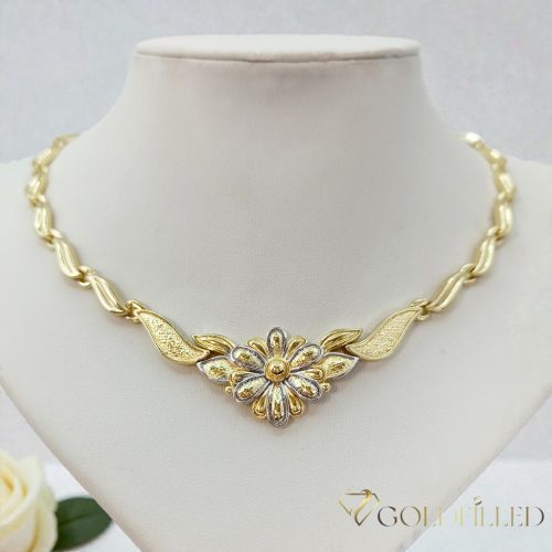 Goldfilled Antiallergén Nyakék 50cm/6-20 mm 14K Multikolor szín