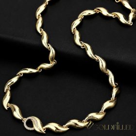   Goldfilled Antiallergén Exkluzív Nyakék Több Féle Méretben  7mm Széles 14K Szín