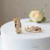 Goldfilled Antiallergén Fülbevaló 18mm 18K Szín	