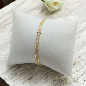 Goldfilled Antiallergén Karkötő 19cm/3,5mm 18K színű