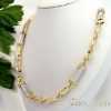 Goldfilled Antiallergén Luxus Barakka Nyaklánc 60cm Hosszú és 8-10mm Széles  (125g)  Szín 14K Multikolor