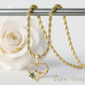   Goldfilled Antiallergén Nyaklánc 60cm/3mm +Medál 14K Szín