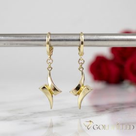 Goldfilled Antiallergén Fülbevaló 35mm 14K szín