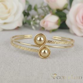 Goldfilled Antiallergén Karperec  szín 14K Átmérő 60mm