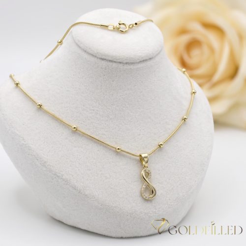 Goldfilled Antiallergén Nyaklánc 45cm/1mm +Medál 14K Szín