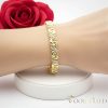 Goldfilled Antiallergén Karkötő 17 cm/9mm 14K színű