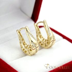 Goldfilled Antiallergén Fülbevaló 20mm 14K szín