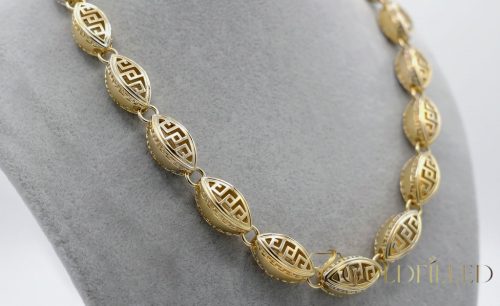 Goldfilled Antiallergén  Barakka Nyaklánc 70cm/10mm. (115gramm!). 14K szín