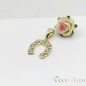 Goldfilled Antiallergén Medál 25 mm 14K szín