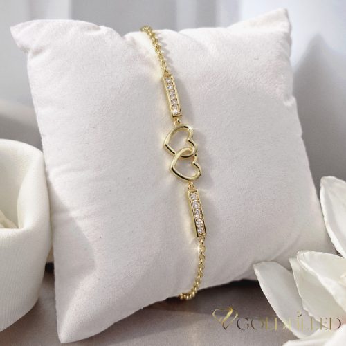 Goldfilled Antiallergén Karkötő 17-20cm/1-9mm 14K