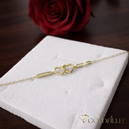 Goldfilled Antiallergén Karkötő 17-20cm/1-9mm 14K