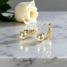 Goldfilled Antiallergén Fülbevaló 14mm 14K szín 