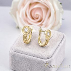 Goldfilled Antiallergén Fülbevaló 16mm 14K szín