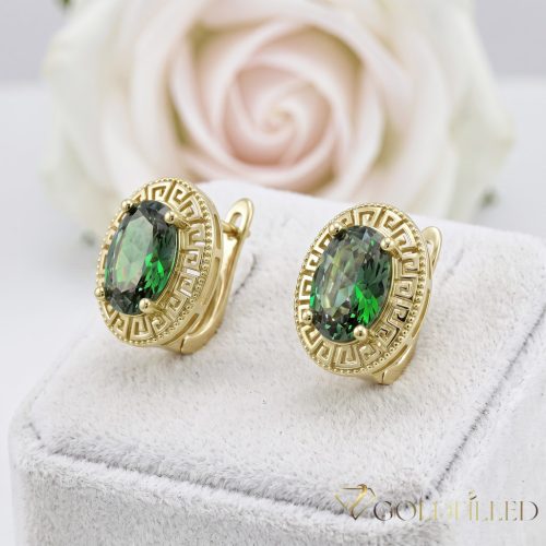 Goldfilled Antiallergén Fülbevaló 18mm 14K szín