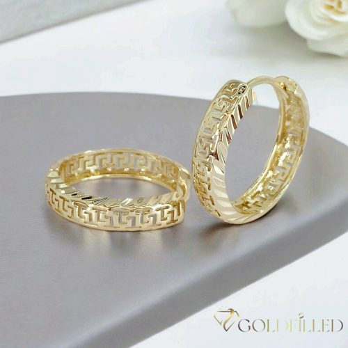 Goldfilled Antiallergenic Earring 25 mm 14K Color