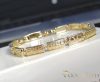 Goldfilled Antiallergén Karkötő 19cm/6mm 14K színű